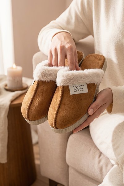 Women's Winter Slippers Furry Soft Warm Casual Home Slippers