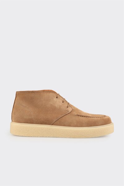 Natural Leather Men's Casual Boots