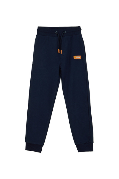 Navy Blue Boys' Sweatpants N6Wb-Ea4870