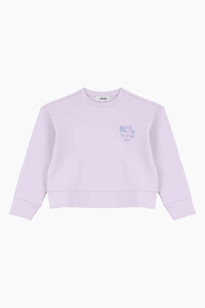 Sweatshirt, 5-6 Years, Lilac