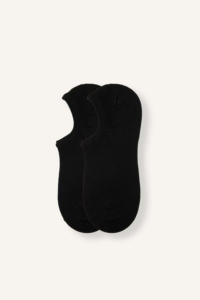 Men's Seamless 2-Piece Modal Sneaker Socks I5305Axns