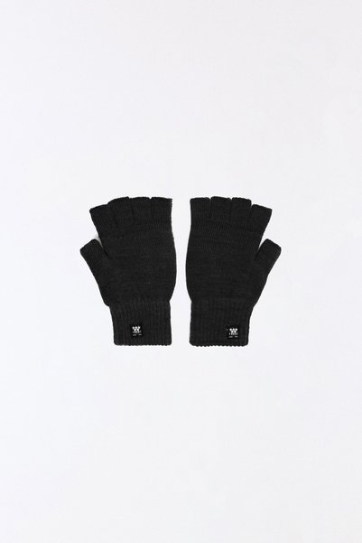 Knit fingerless gloves