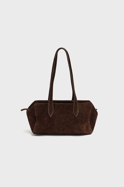 Brown Suede Leather Bag