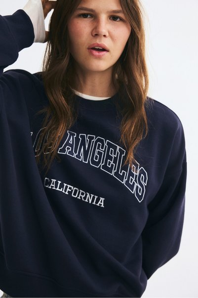 Printed Oversize Sweatshirt