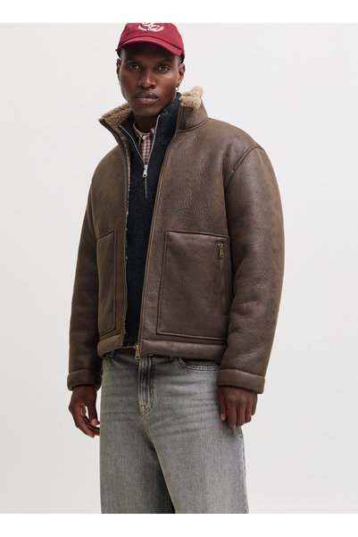 Coat, 2xl, coffee