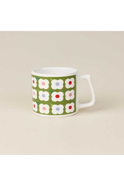 Kitchen Bloom Mug - Dark Green - 200 ml