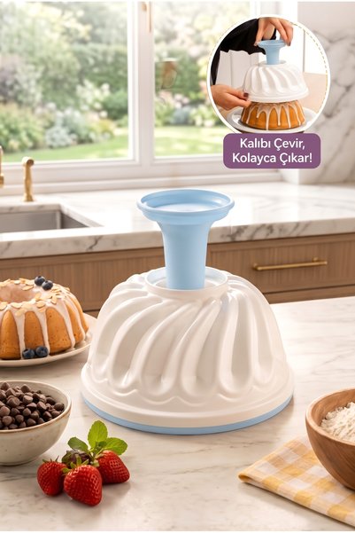Round Cake Pastry Jelly Making and No-Bake Preparation Container 20 cm