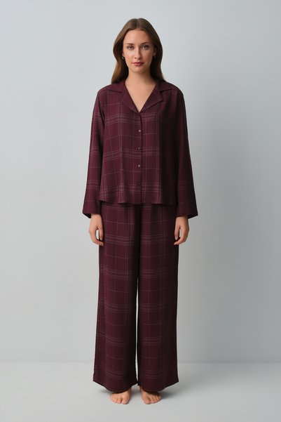 Mariana Shirt Collar Pajama Set