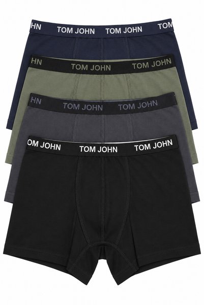 Men's Boxer 4 Pack Lycra Modal - Cotton Mix
