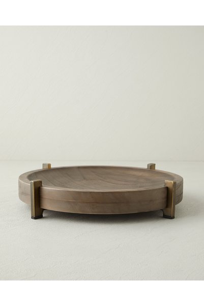 Verra Wooden Decorative 36X36 cm Coffee
