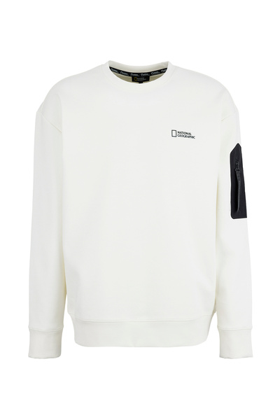 Sweatshirt, S, Cream