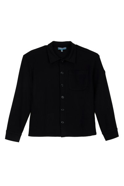 Black Boy's Relaxed Shirt D6Wb-Gml3063