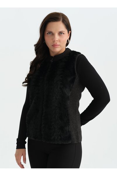Black Women's Vest 26Ksl2103