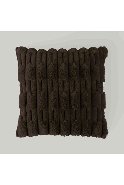 Latrell Throw Pillow Cover 45X45 cm Brown
