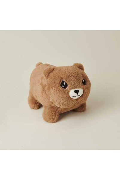 Soft Cute Teddy Bear Figured Pillow - Brown - 30X17 cm