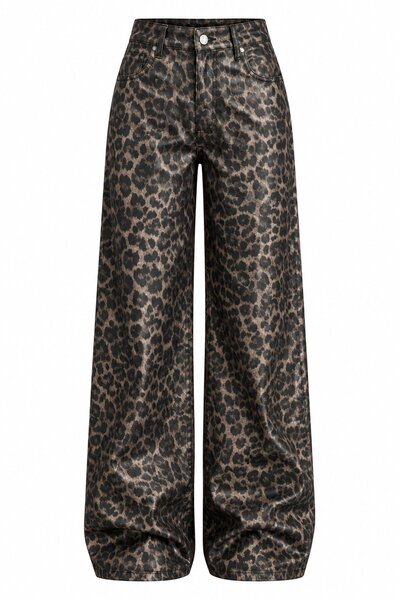 Leopard Patterned Trousers - 1281