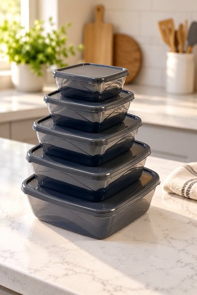 5-Piece Multi-Purpose Food Storage Container Set with Lids