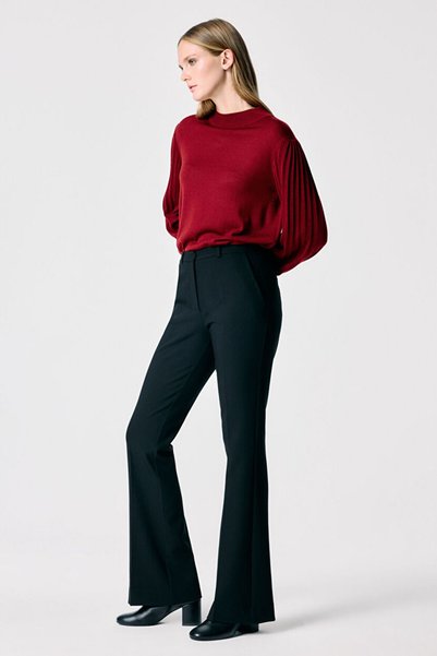 Black Flared Pants