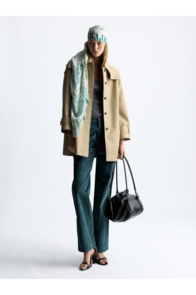 Women's Hooded Trench Coat