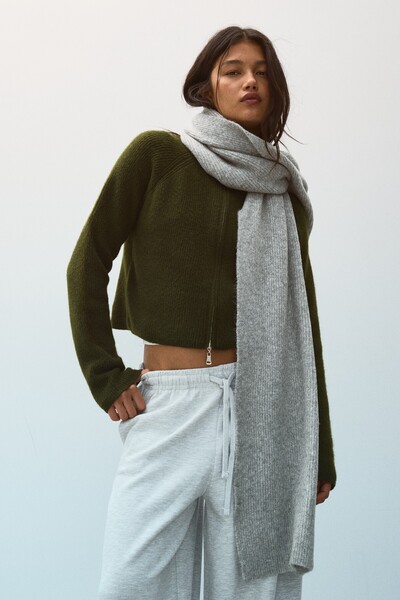 Extra Long Knitted Scarf