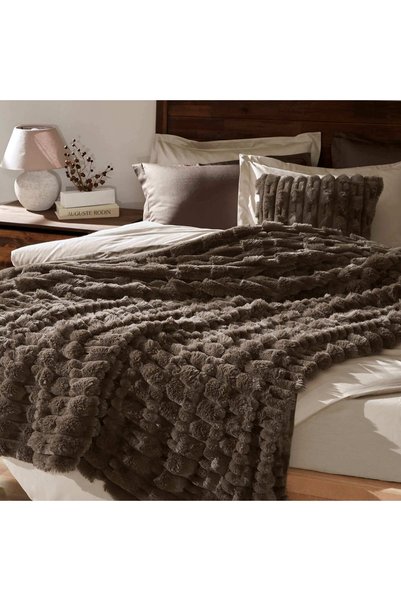 Latrell Double Blanket Brown
