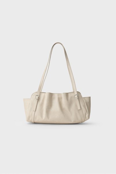 Buckled shoulder bag