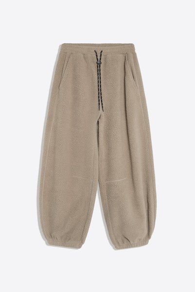 Faux Wool Jogger Fit Pants