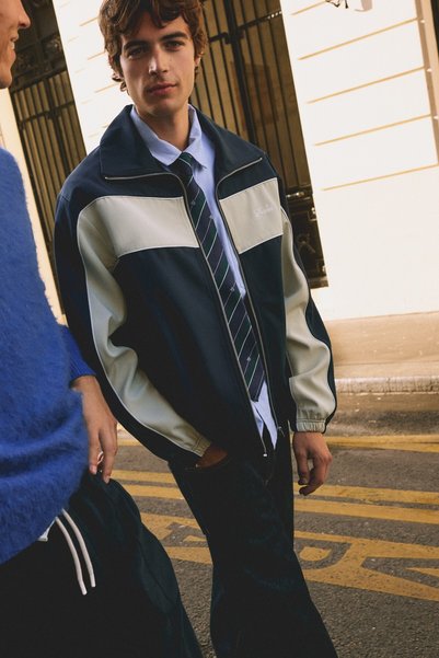Panelled Zip-Up Jacket