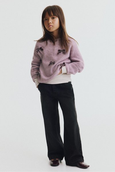 Wide Leg Paper Bag Waisted Jeans