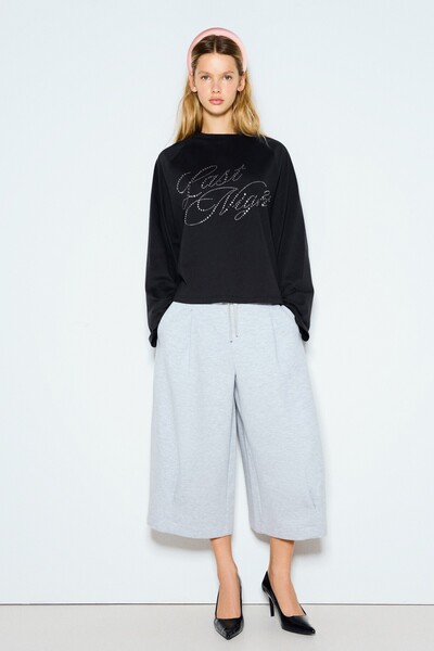 Sparkly Raglan Long Sleeve T-Shirt