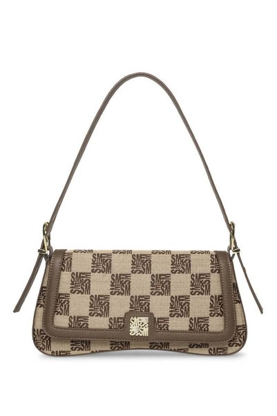 Shoulder Bag, Standard, Brown - Beige