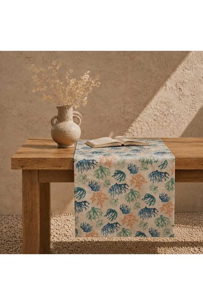 Soft Coral Runner - Ecru - 40X130 cm