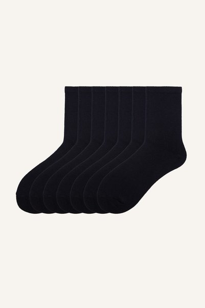 Unisex Set of 7 Cotton Socks I3271Auns