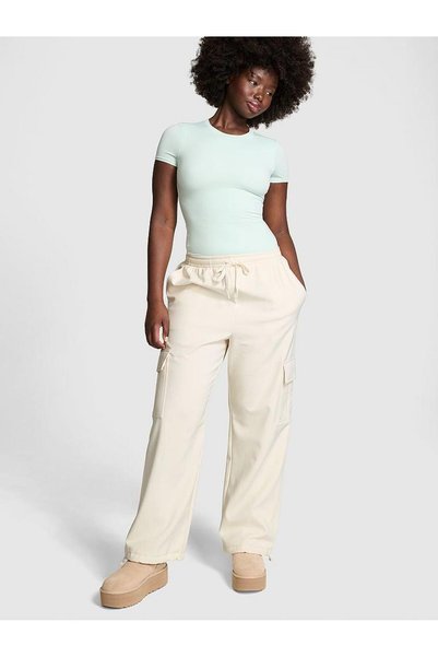 Thick Woven Cargo Pants