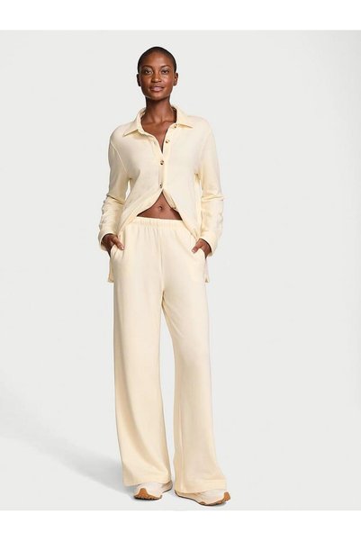 Thick Cotton Modal Wide Leg Lounge Pants