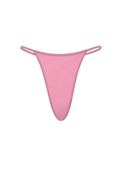 Elastic Cotton V-String Panties
