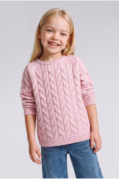 Hair Braid Basic Sweater Baby Girl (26 Au)