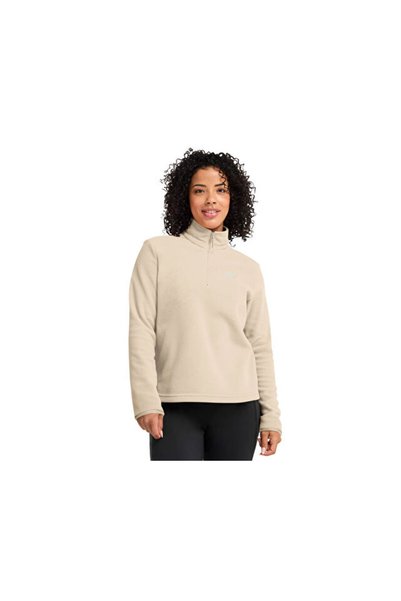 Taunus 100 Hz W Women's Outdoor Quarter Zip Fleece Top A65801-A0084 Beige