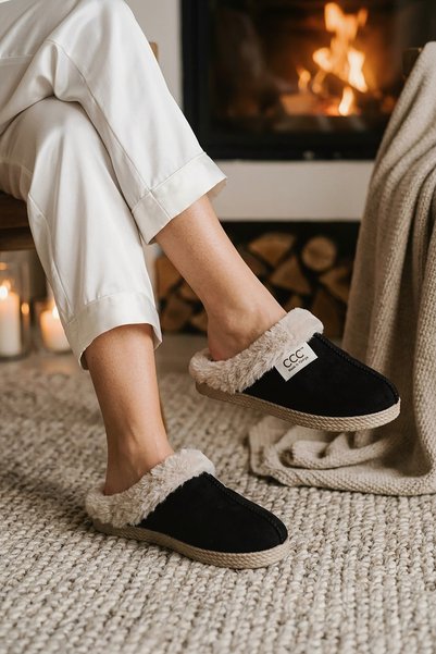 Women's Winter Slippers Furry Soft Casual Home Slippers