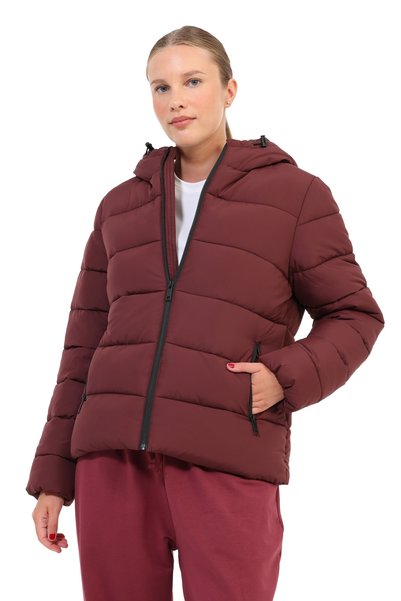 Short Coat Women's Plum Wl 2Aper