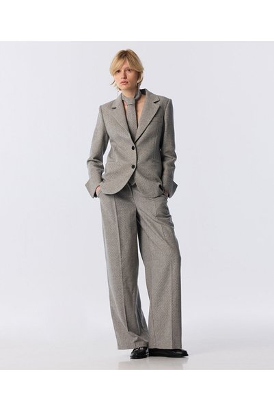 Hotfix Printed Wide Leg Pants