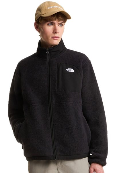 M Yumiori Off Peak Full Zip Jacket Men's Outdoor Fleece Jacket Nf0A8Fknjk31 Black