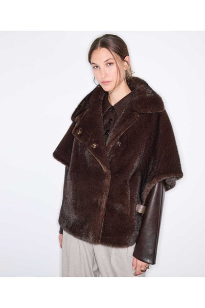 Belted Faux Fur Vest