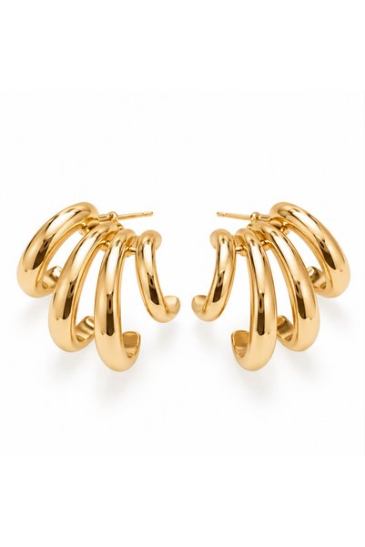 Quad Ring Earrings