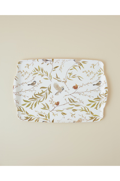 Animal Kingdom Melamine Non-Slip Tray 25X38 cm Green