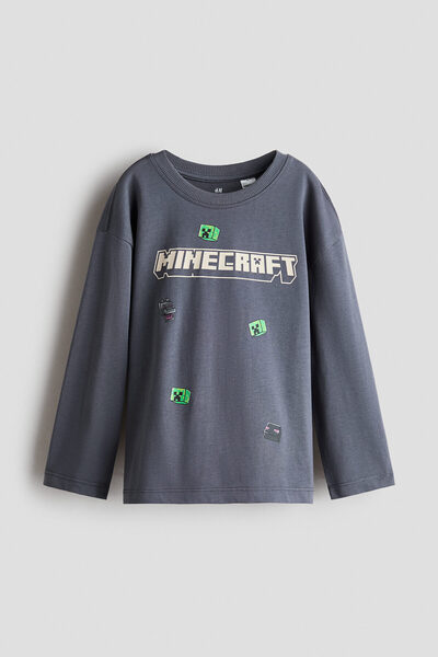 Long Sleeve and Printed T-Shirt