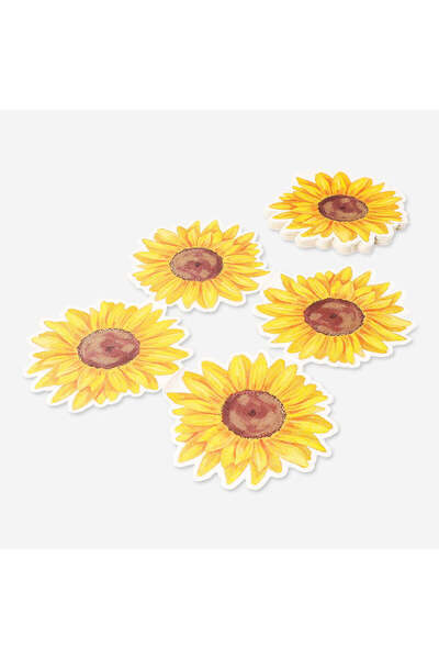 Sunflower Shaped 16-Piece Paper Napkins