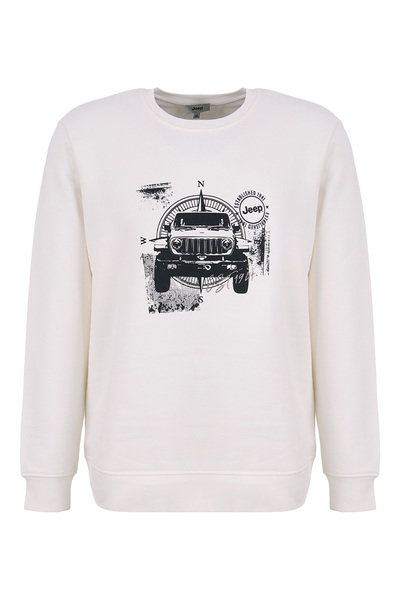 Sweatshirt, S, Off-White