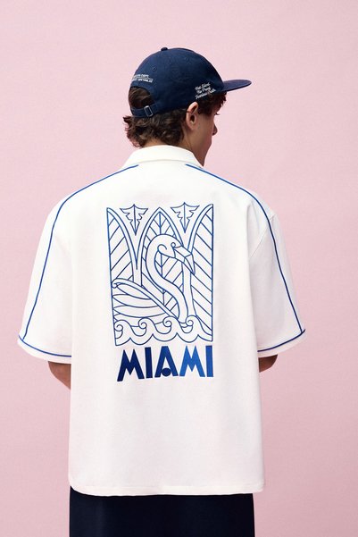 Nathan Walker Embroidered Short-Sleeved Shirt