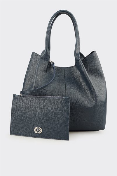 Navy Blue Women's Large Handbag